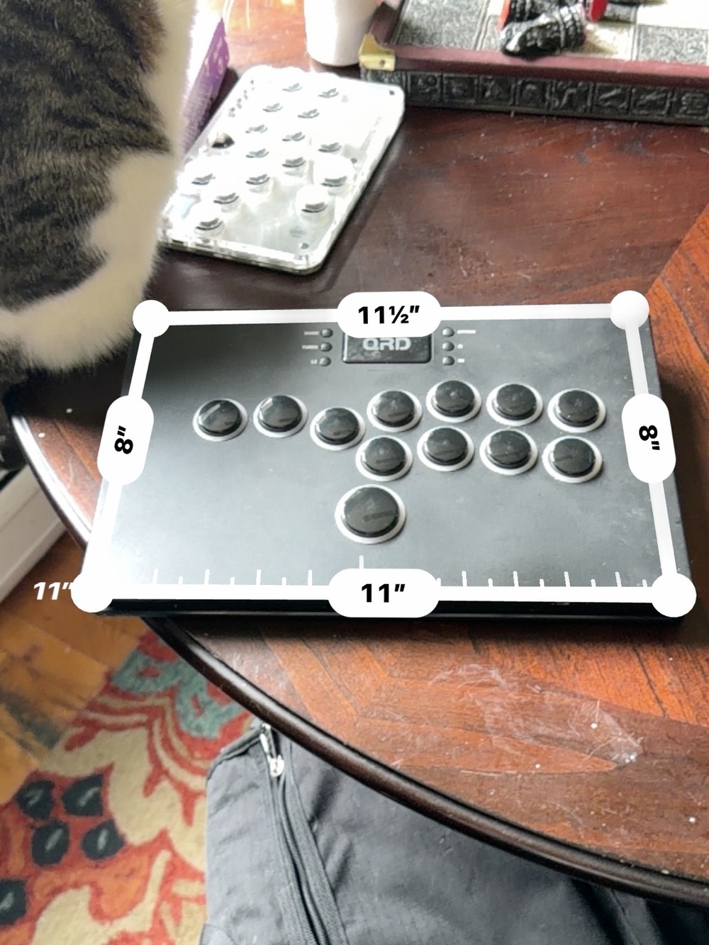 NBA Black Arcade-Style Fightstick Controller with Compact Button Layout